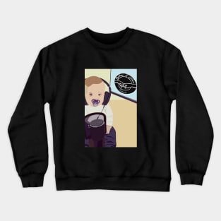 Baby makes a podcast Crewneck Sweatshirt